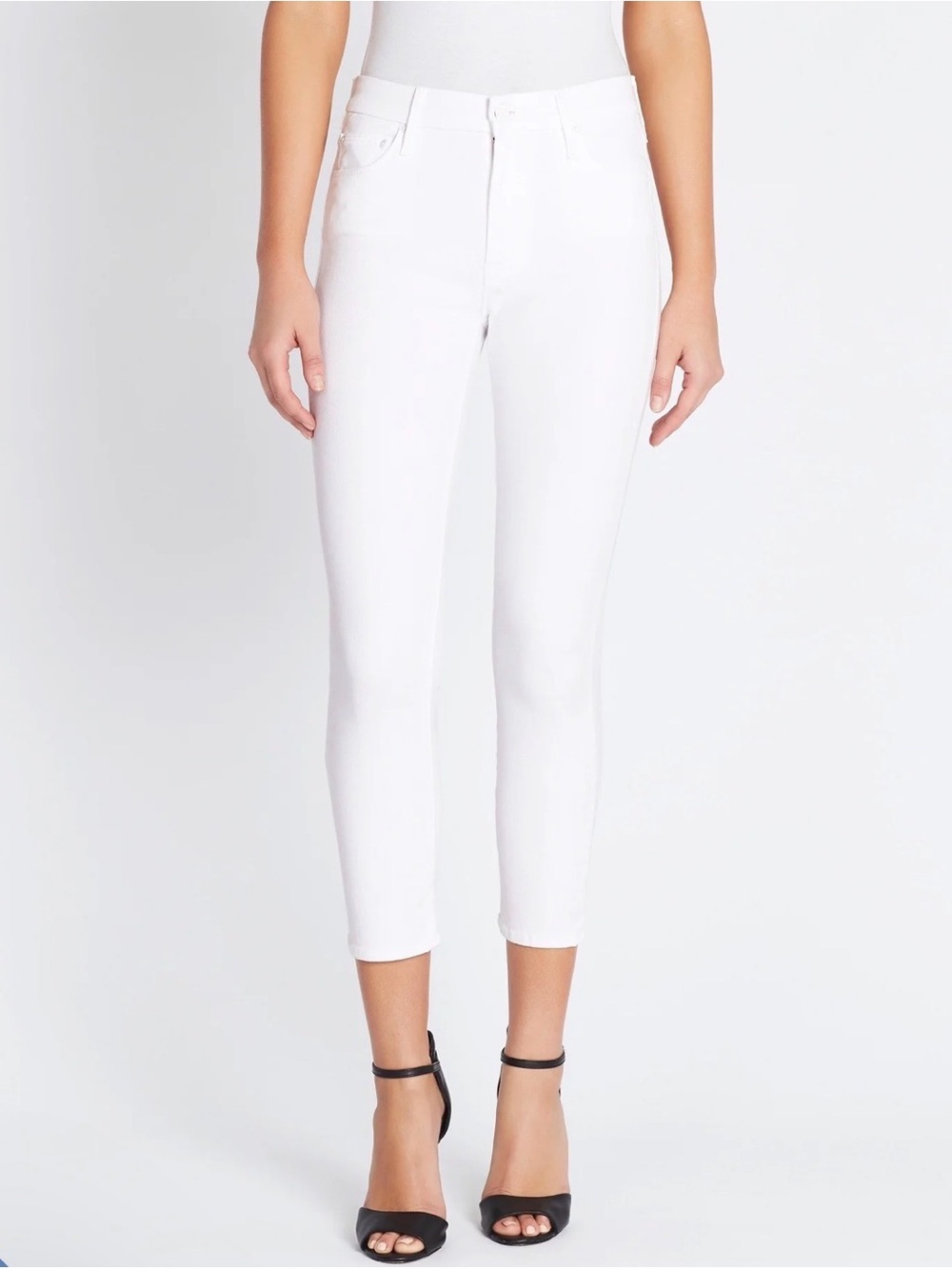 MOTHER, The Looker White Ankle Jeans, Size 29